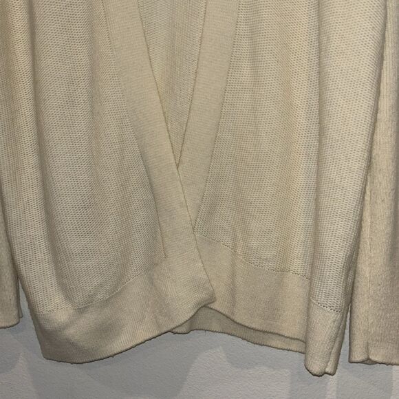 Gap Wool Blend Open Front Beige Cream Cardigan Cozy XS​​​​​​​​​​​​​​​​​​​​​ - Picture 3 of 5